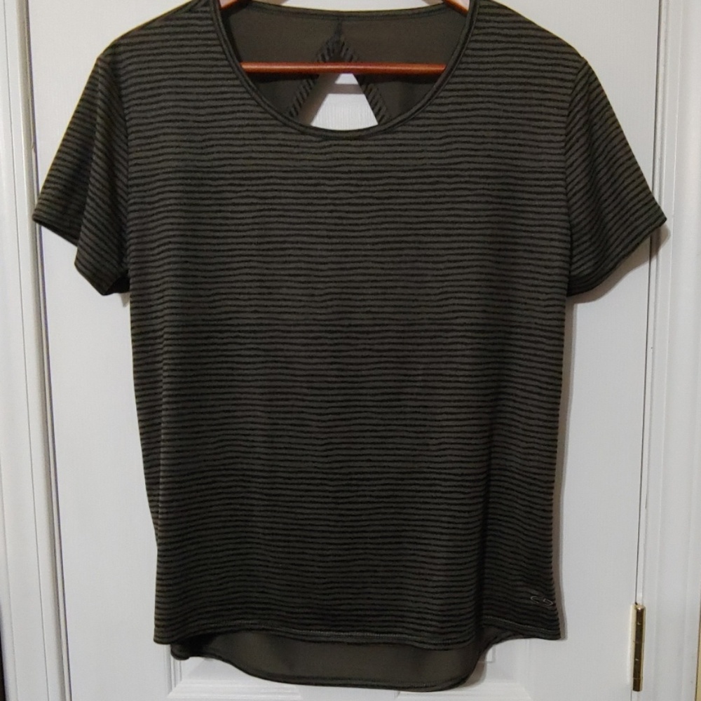 Champion Workout Top w/Open Draped Back (M)